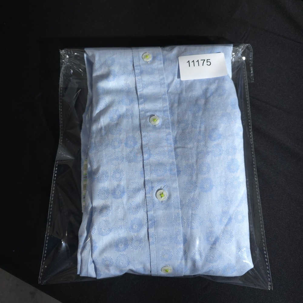 Robert Graham Button Up Shirt Mens Long SleeveBlue Floral Print Large Designer - Picture 11 of 11